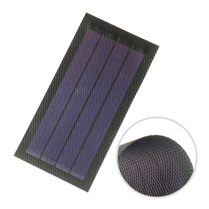 Flexible Amorphous Silicon Solar Panel 1W 6V for Camping and Outdoor Use gallery