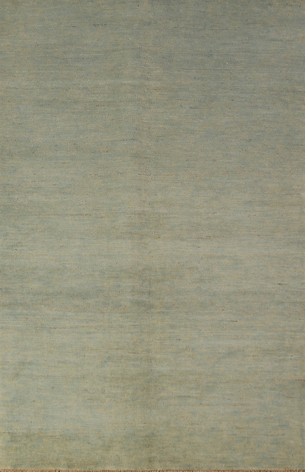 Green Modern Wool Accent Rug 4x6 Solid Hand-knotted Contemporary Pakistani Rug gallery
