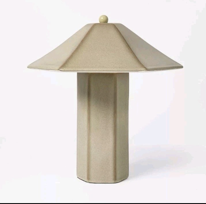 Target Tan Ceramic Table Lamp - Threshold designed with Studio McGee NWT