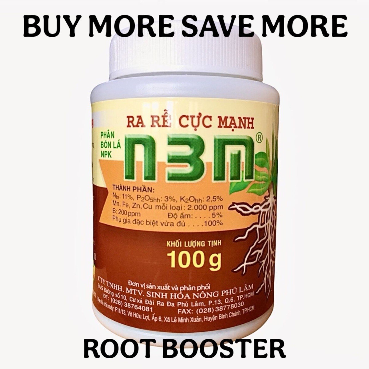 Thuốc Kích Rễ N3M – 3.5oz (100g) – Root Supplement Powder – US Seller -Fast Ship gallery