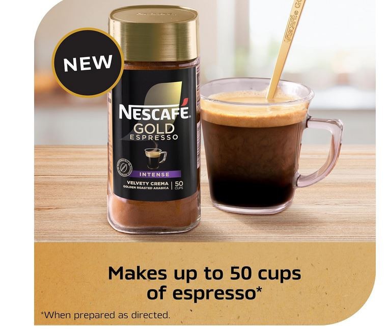 Nescafe, Gold Espresso Intense, Instant Coffee, 3.5 Ounce gallery