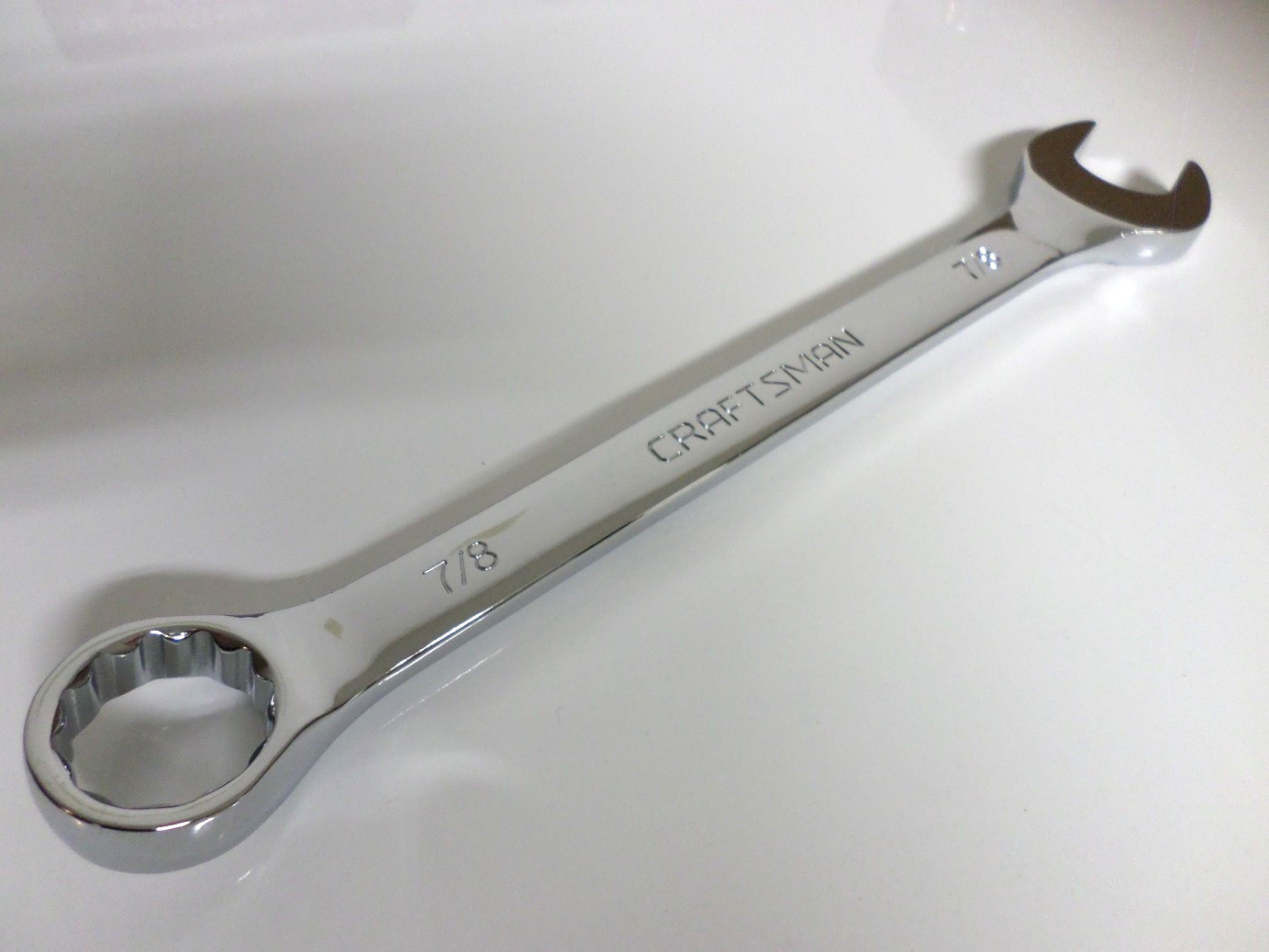 NEW Craftsman 11pc SAE Combination Wrench Set, 5/16 to 7/8" Full Polish, 3/8 1/2 gallery