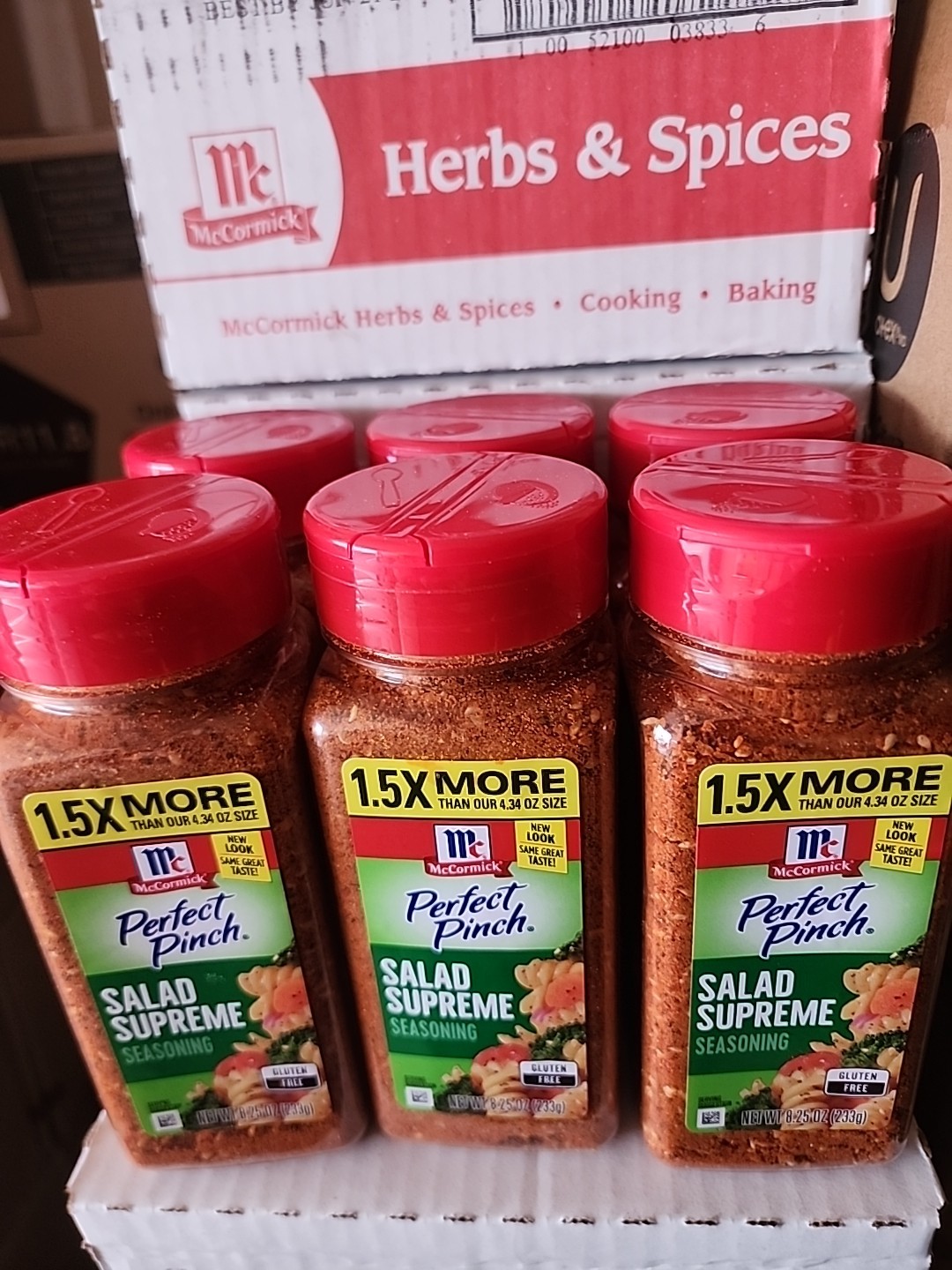 McCormick Perfect Pinch Salad Supreme Seasoning 8.25 oz – 6 Pack – BB 06/2026 gallery