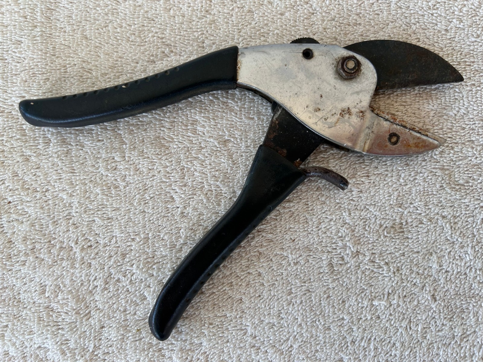 Vintage True Temper Teflon Blade Hand Pruning Shears Comfort and Safety Grip USA gallery