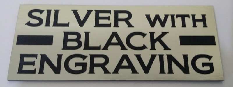 Custom Laser Engraved Sign Plaque - 30cm x 5cm / 11.8" x 1.9" C00038