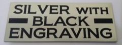 Custom Laser Engraved Sign Plaque – 30cm x 5cm / 11.8″ x 1.9″ C00038