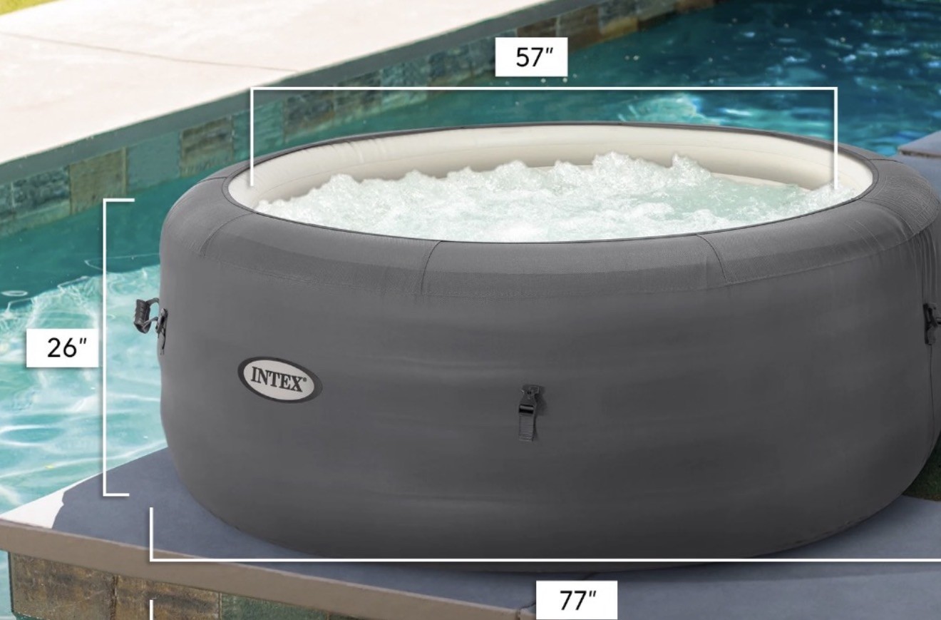 Intex Simple Spa 2-4 Person Inflatable Hot Tub Replacement 77"x26" (TUB ONLY) gallery