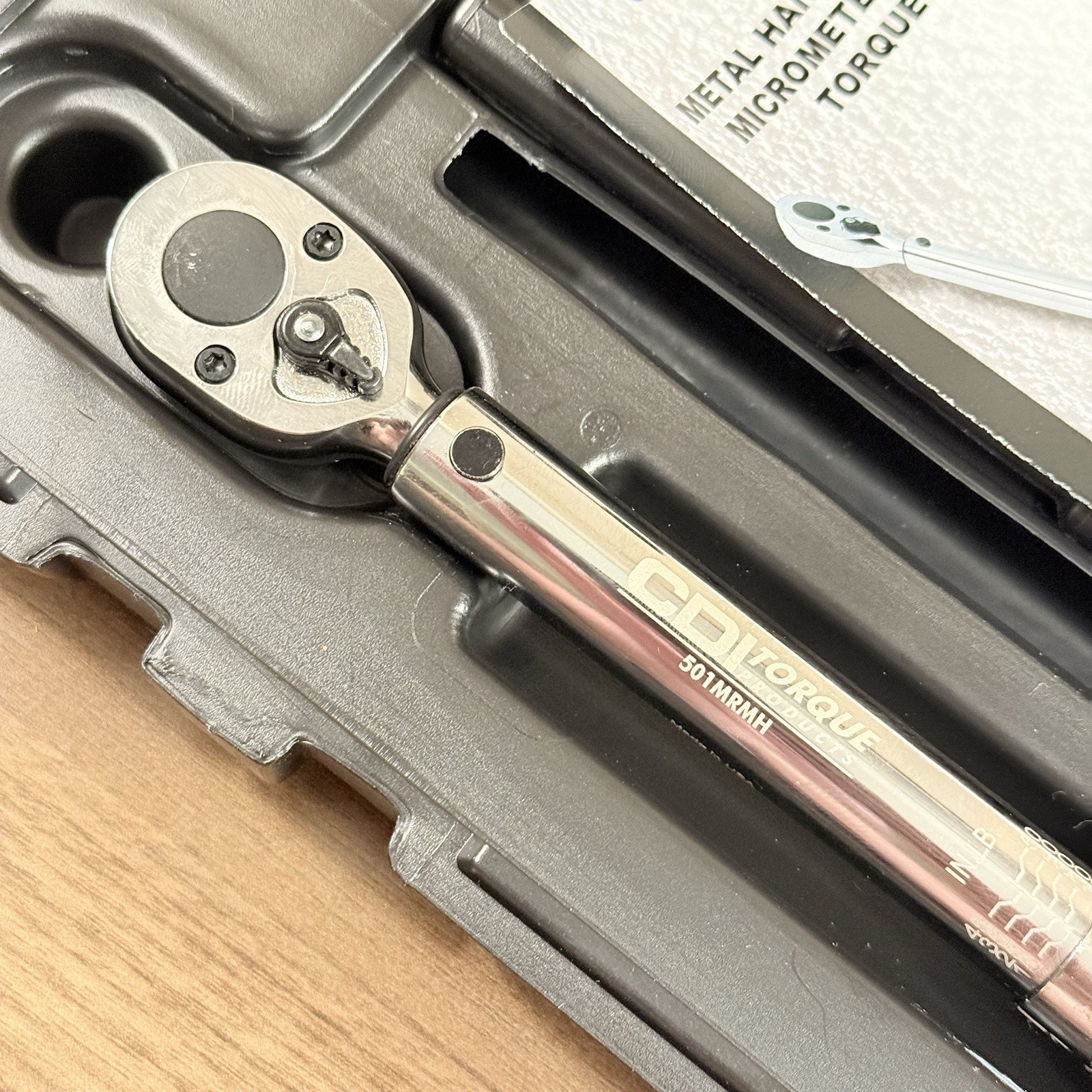 CDI 1/4” Drive Click Type Torque Wrench 10-50 in/lbs 501MRMH (Snap-on Company) gallery