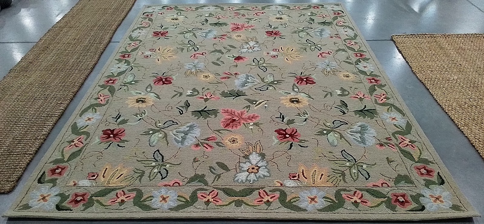 BEIGE 8'-0" x 10'-0" Hole in Rug, Reduced Price 1172801280 HK311C-8 gallery