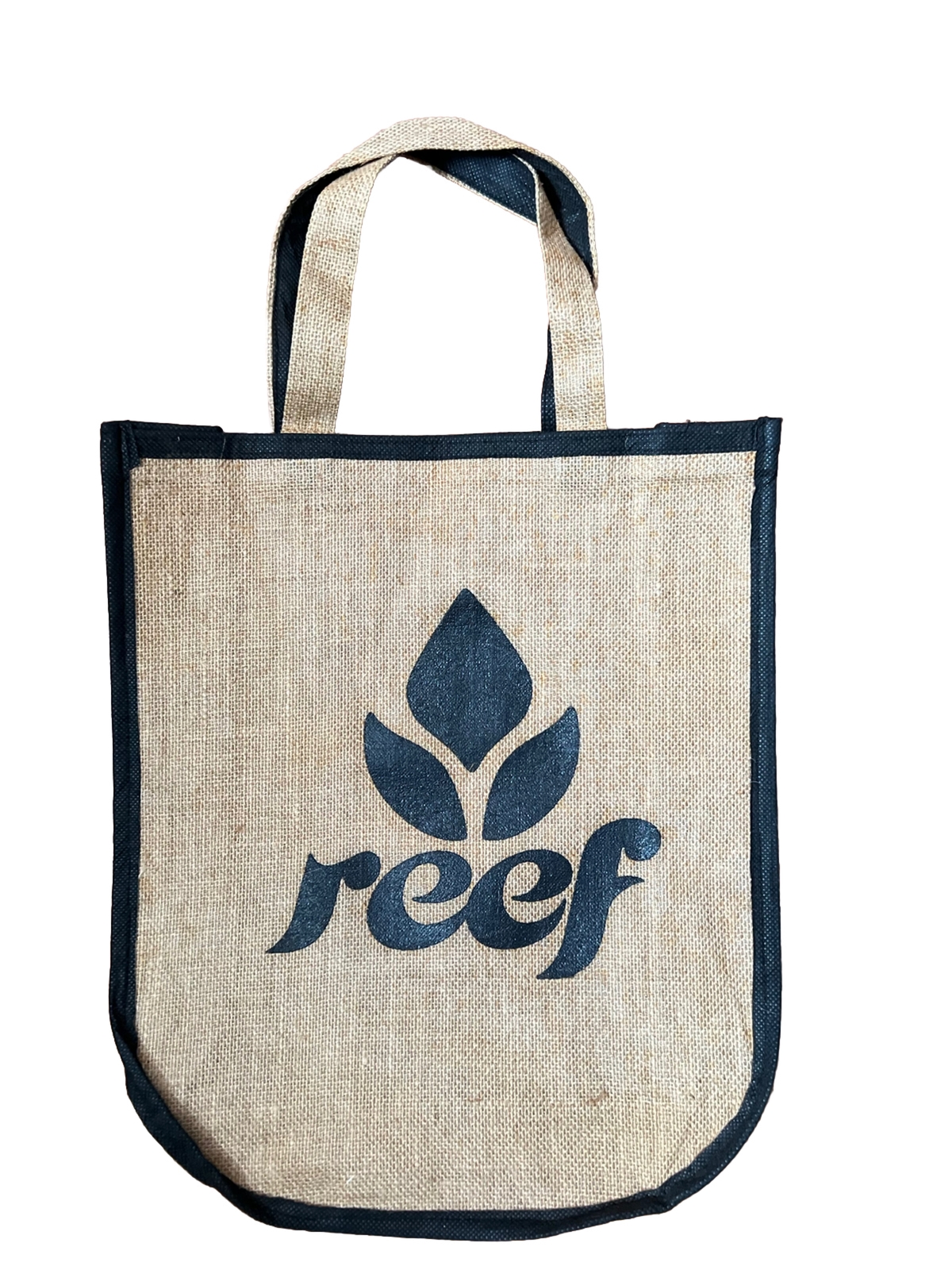 Reef Reusable Bag Tote Strong Canvas Burlap Type Material With Handles New gallery