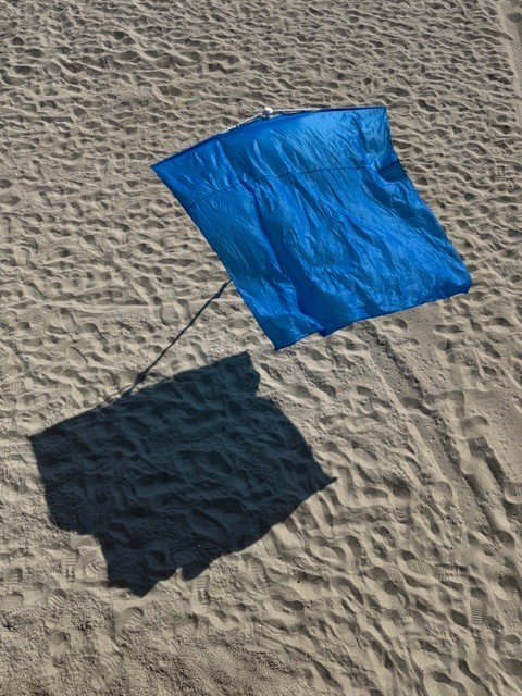 Breeze Powered Canopy Sail Shade Beach Sun Umbrella Lightweight Foldable gallery