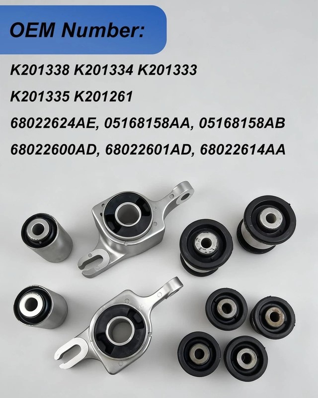 10PCS Front Control Arm Bushing Kit Replacement for Jeep Grand Cherokee 2011 ... gallery