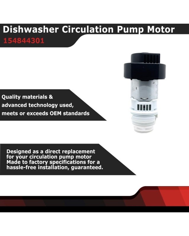 FEXON Dishwasher Circulation Pump Motor Kit with O-ringsCompatible.. (154844301) gallery