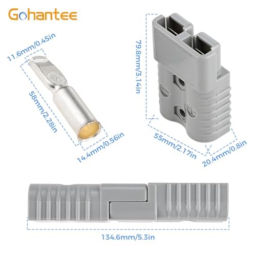 175A Battery Quick Connect Disconnect 10Pcs 1/0-4 Gauge for AWG Cable Wire gallery