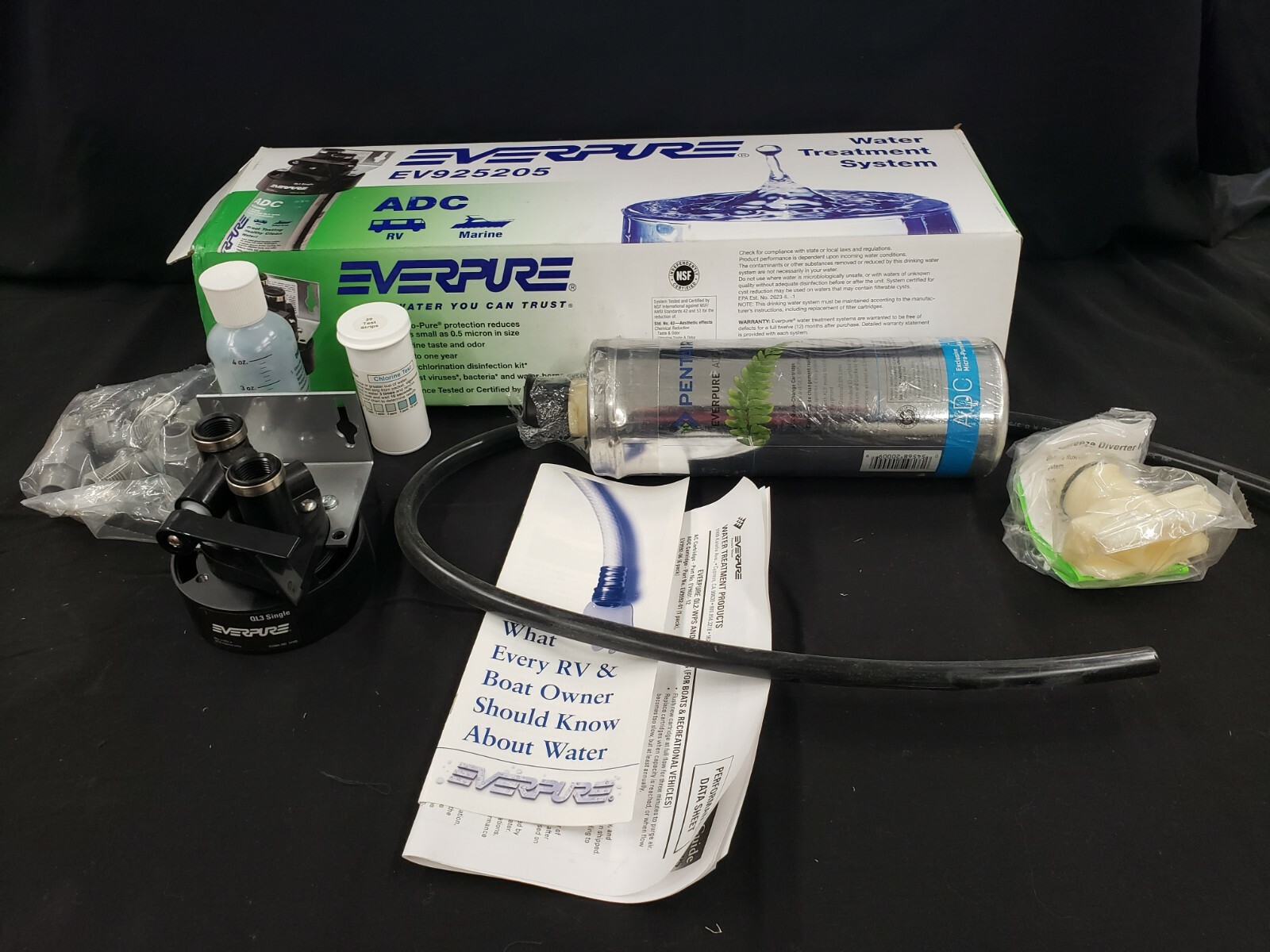 Shurflo EverPure Water Treatment System / Filter for RV & Marine Use EV925205- gallery