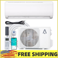 24000 BTU Wifi Mini Split Air Conditioner & Heat Pump 21 SEER2 1500 Sq.Ft 230V