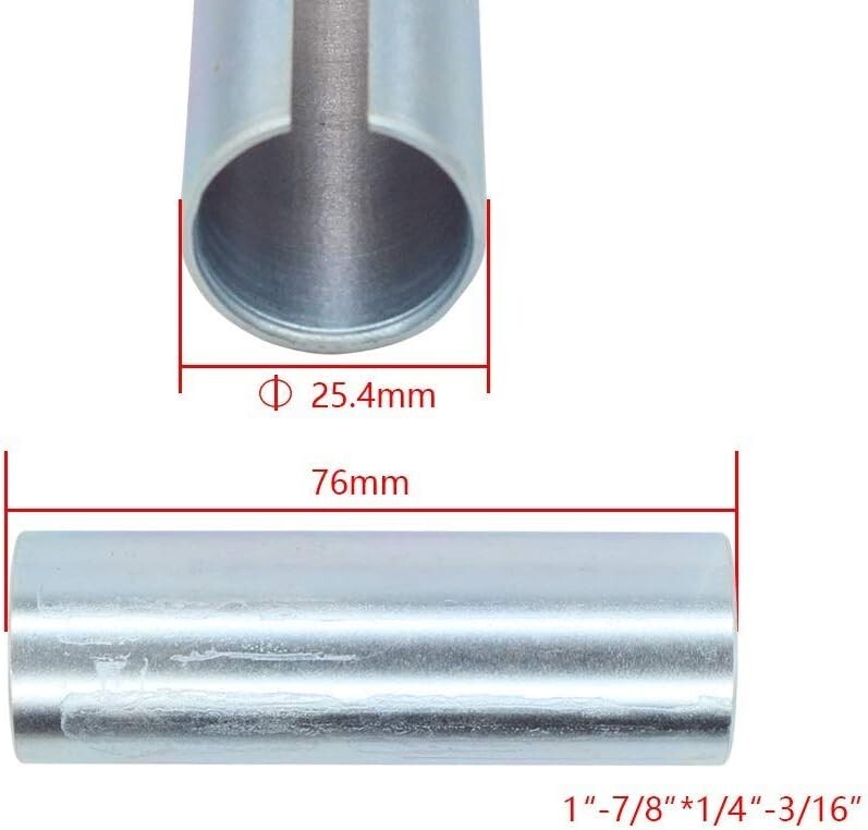 7/8" to 1" Inch w/Step Key Gas Engine Pulley Crank Shaft Sleeve Adapter Predator gallery