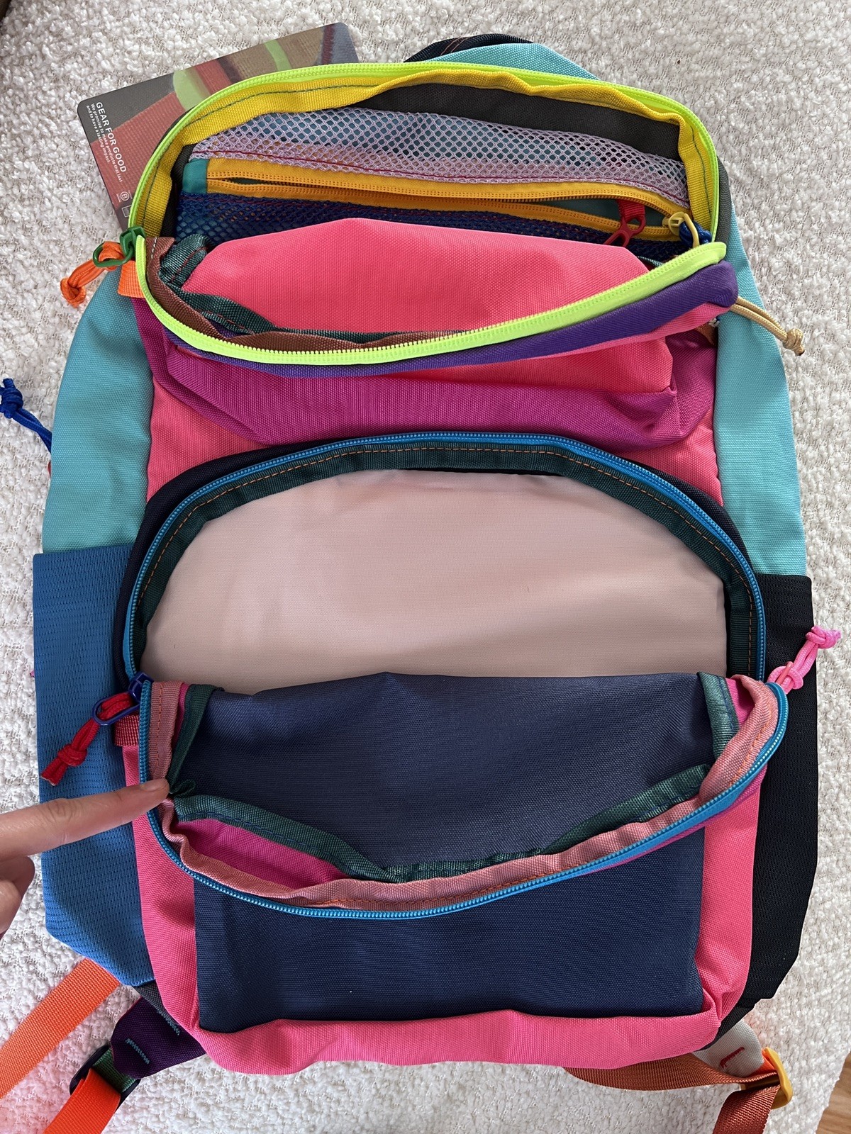 Cotopaxi Multi-Color Backpack 16L Tasra Del Dia Pack 5