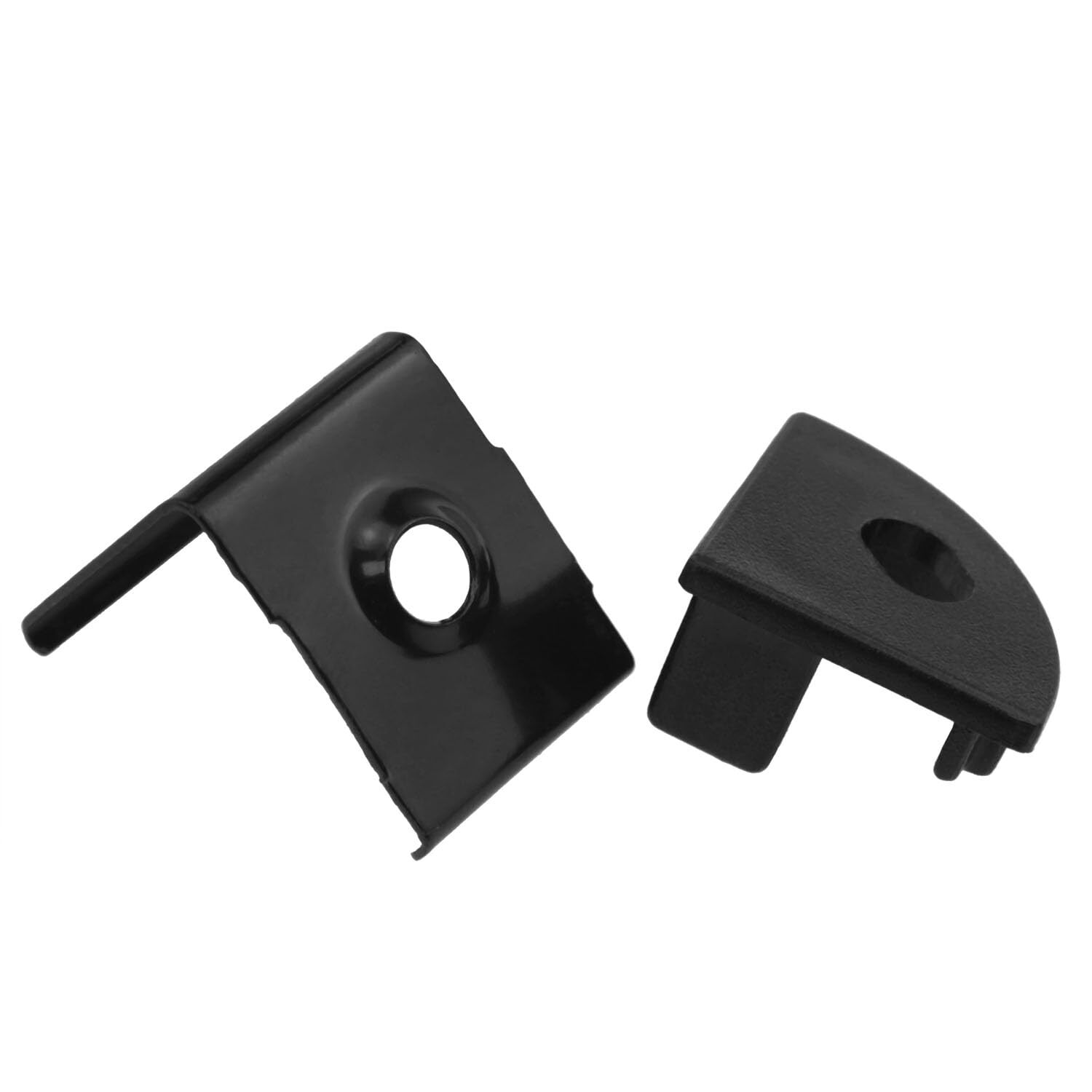 Lovelysp V-Shape LED Channel Metal Mounting Clips LED Channel End Caps Steel ... gallery