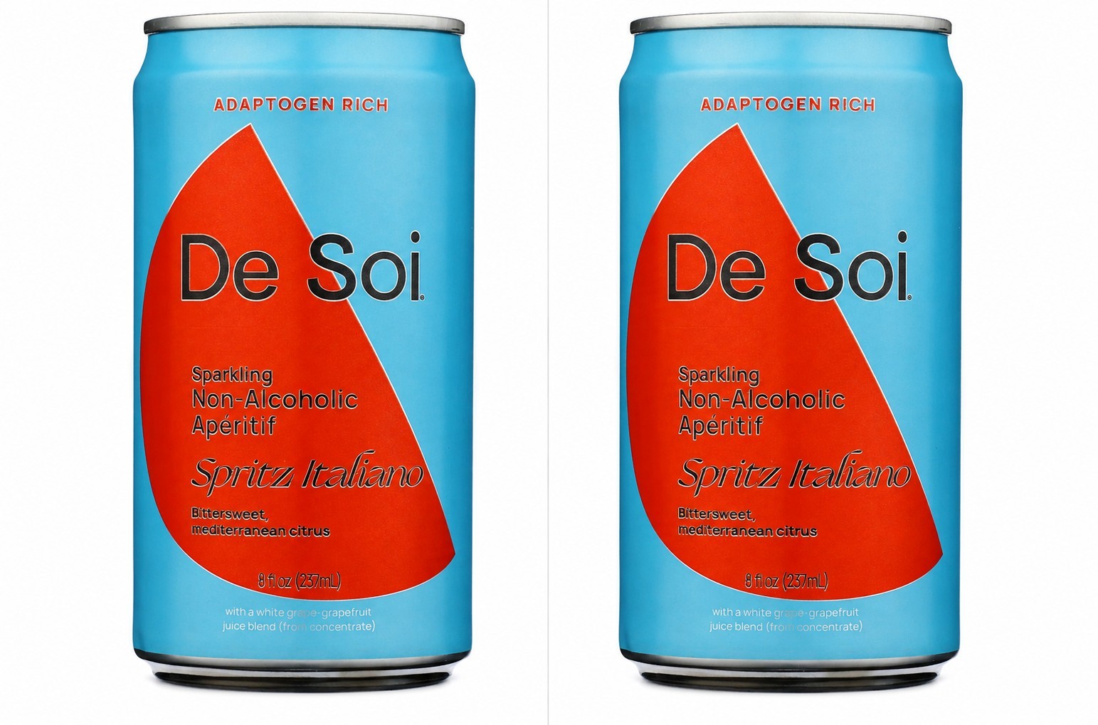 2 Pack De Soi Non-Alcoholic Italiano Spritz Cans, 8 fluid ounces Per Can gallery