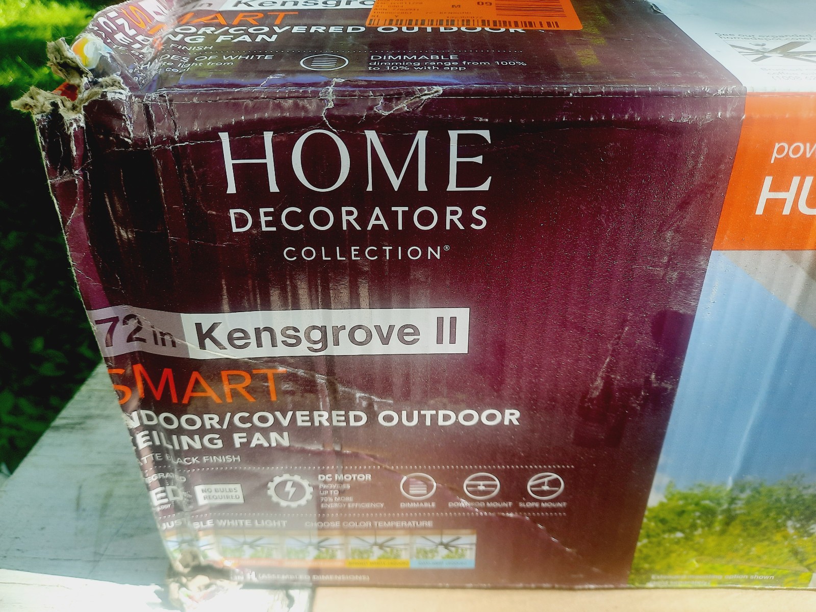 Home Decorators Collection Kensgrove II 72 in. Smart Black Ceiling Fan w/ Remote gallery