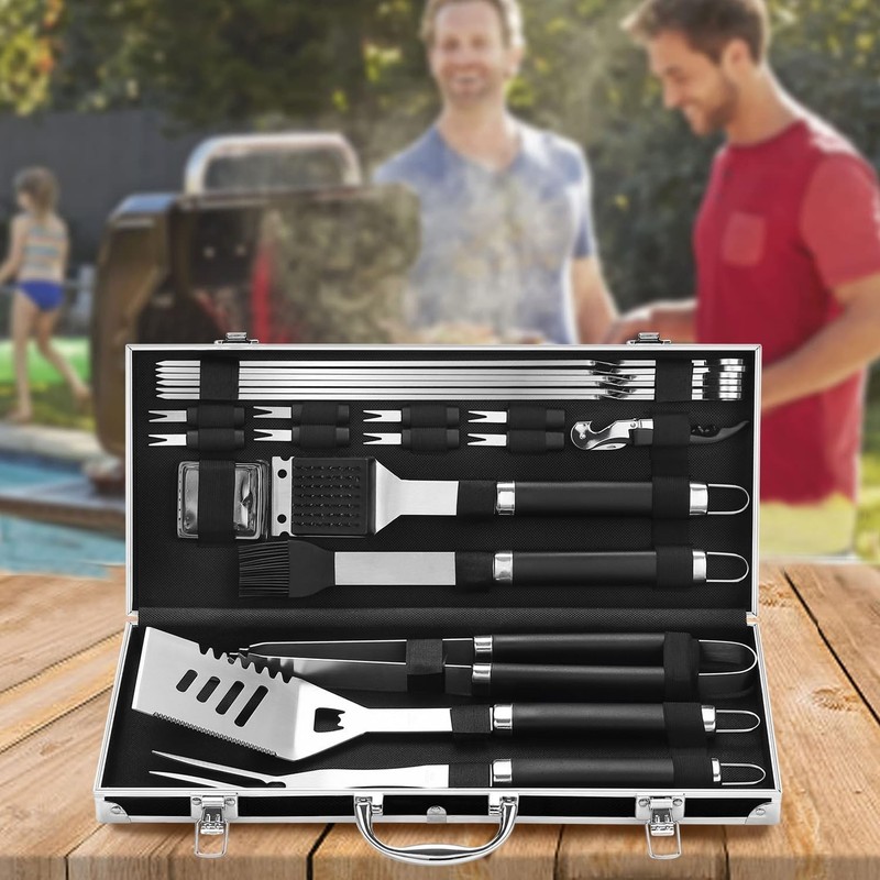 BBQ Accessories Grill Tools Set - 22PCS Stainless Steel Barbecue Grill Access... gallery