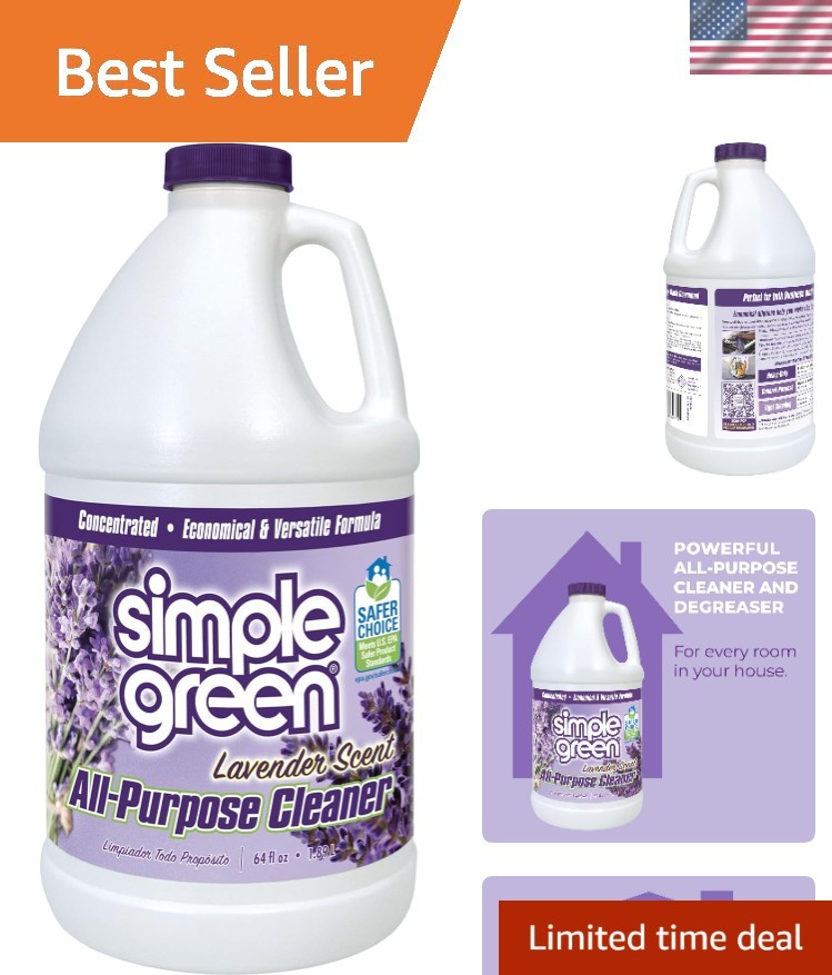 Concentrated Lavender All-Purpose Cleaner 64 Fl Oz - EPA Safer Choice Certified