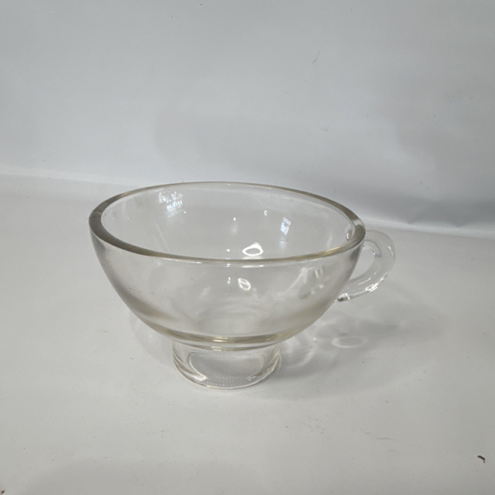 Clear Glass Kitchen Funnel with Handle, Medium Size, Reusable, Single Item Set gallery