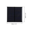 2Pcs Mini Solar Panel Cell 6V 150mA 0.75W 80mm x 80mm for DIY Project gallery