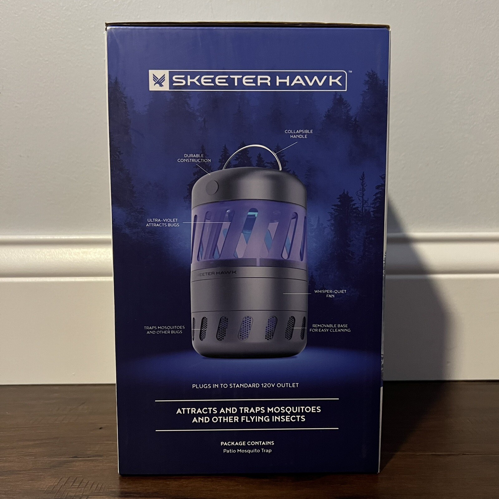 Skeeter Hawk Patio LED UV Mosquito & Flying Insect Trap Quiet Easy Clean NEW gallery