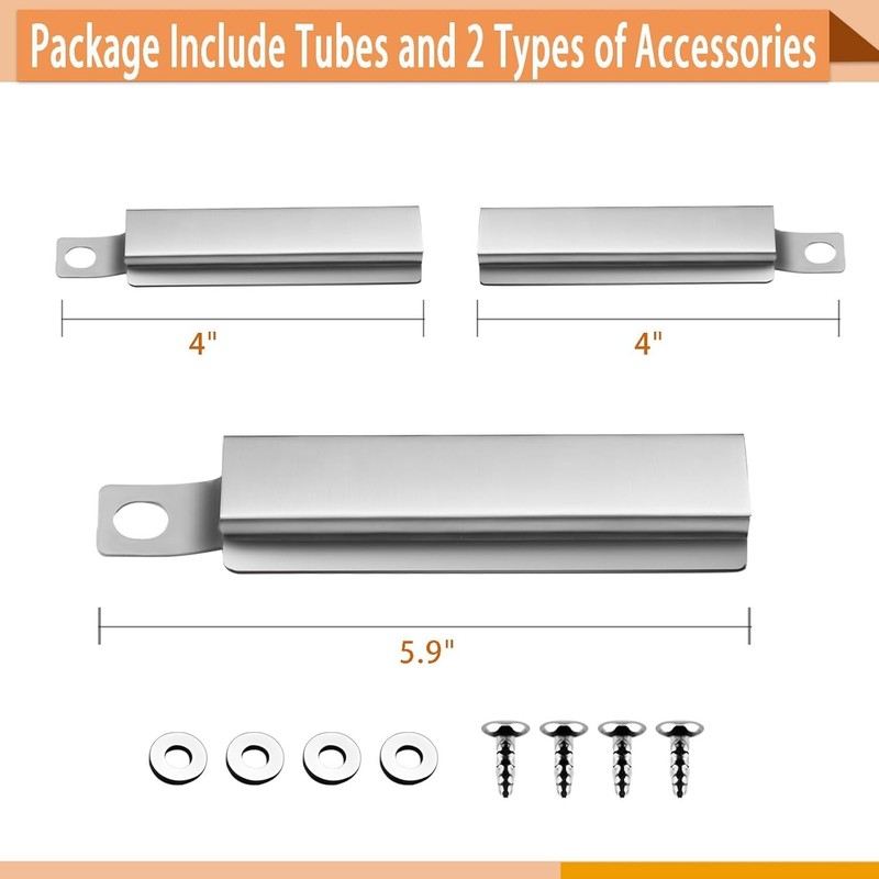 Universal Adjustable Crossover Tubes, Charbroil Carryover Tube for Charbroil 463 gallery