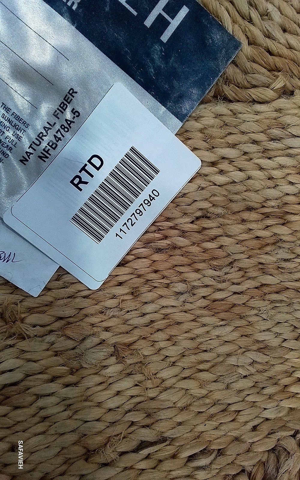 NATURAL 5'-0" x 8'-0" Broken Thread Rug, Reduced Price 1172797940 NFB478A-5 gallery