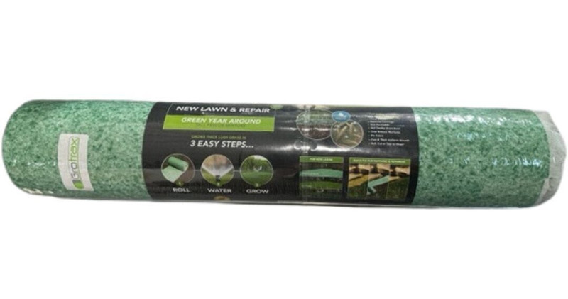 Grotrax Biodegradable Grass Seed Mat, Year Round Green - 100 Sq Ft Big Rolls gallery