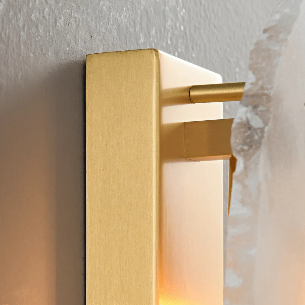 Natural Alabaster Marble Wall Sconce Modern Concise Style gallery