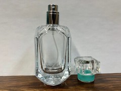 1 Pack to 5 Pack 1.7 OZ 50ml , Empty Refillable Glass Bottle, Spray Bottle