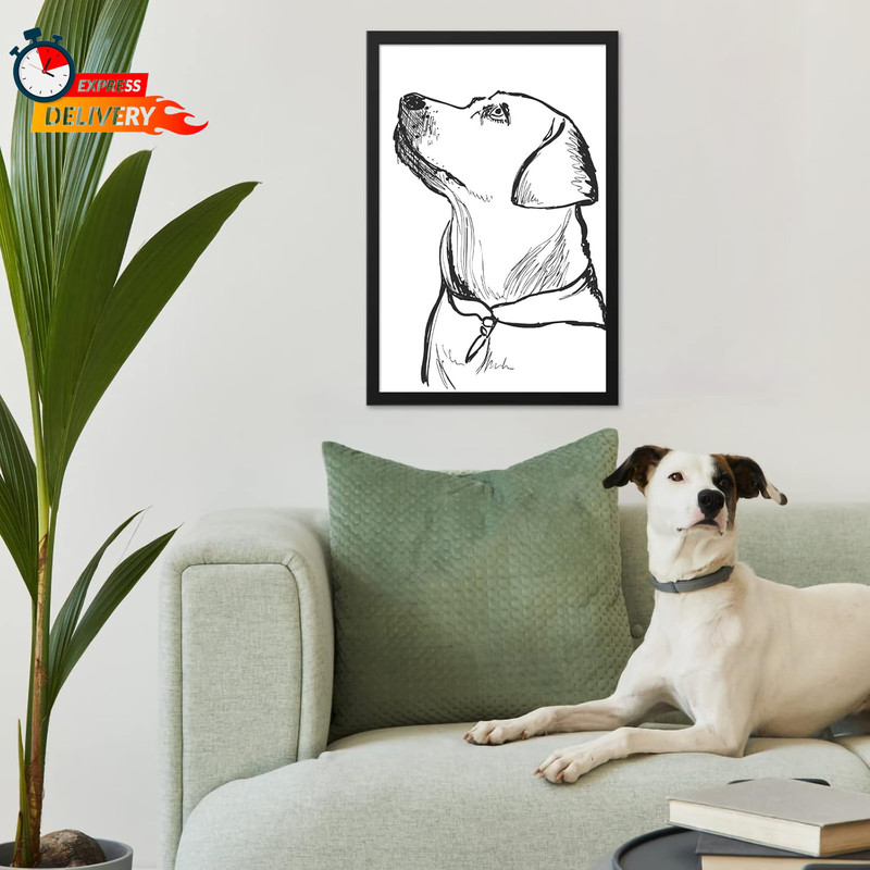 Matte Black 16X24 Frame - Single Frame, 16 X 24 Poster Frame for Artwork, Puzzle gallery