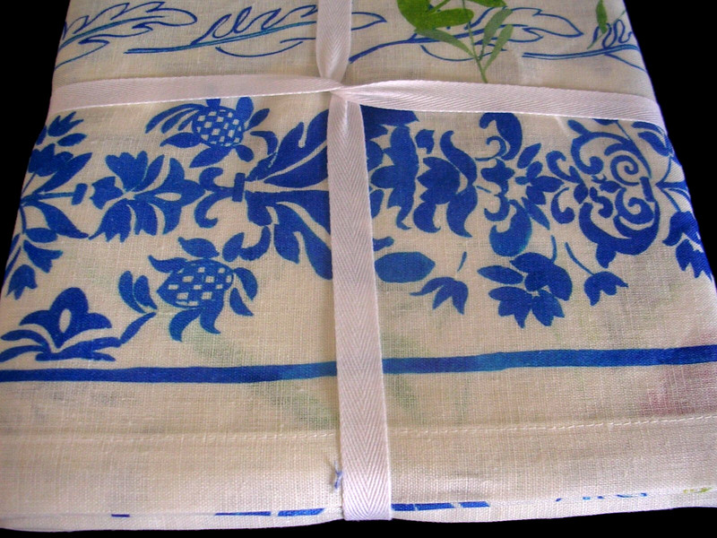 WILLIAMS SONOMA WILDFLOWERS TABLECLOTH 100% LINEN MADE IN ITALY 70X108 N/WTAGS gallery