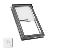 Velux Skylight Fixed Deck Mount Solar Powered Shade21 in x 37-7/8 in FSC042004S