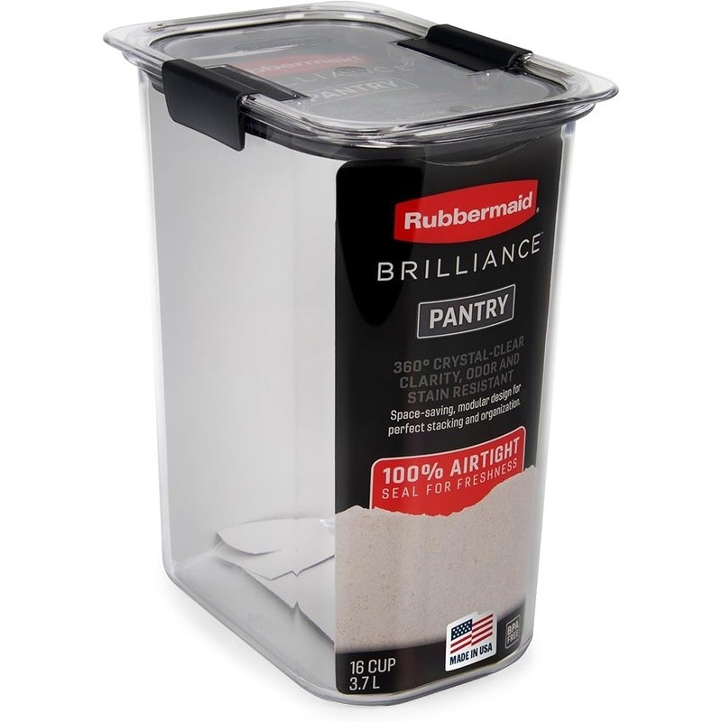 Airtight Stackable Storage Container BPA Free Easy Clean Kitchen Organizer New gallery
