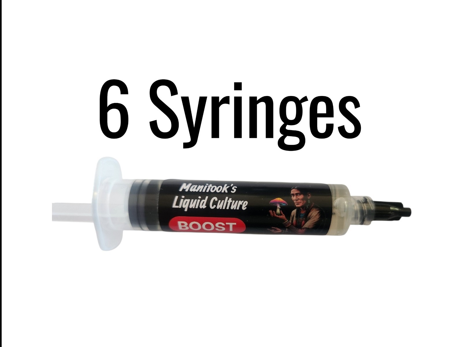 Mushroom Liquid Culture Nutrient BOOST (6 Syringes) gallery