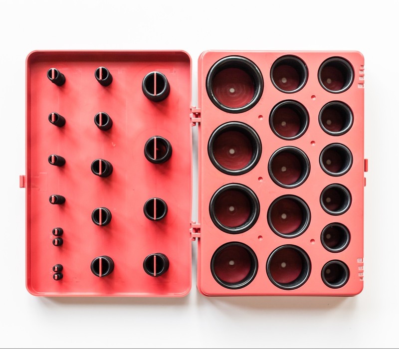 Inch O Ring Kit Assortment NBR 70A | (30 Sizes, Total 382 pcs) by EAI gallery