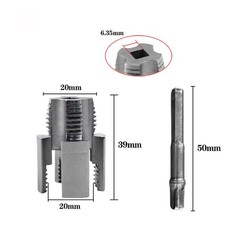 Integrated Internal & External Pipe Threading Tool Steel PVC Pipe Threader Kit