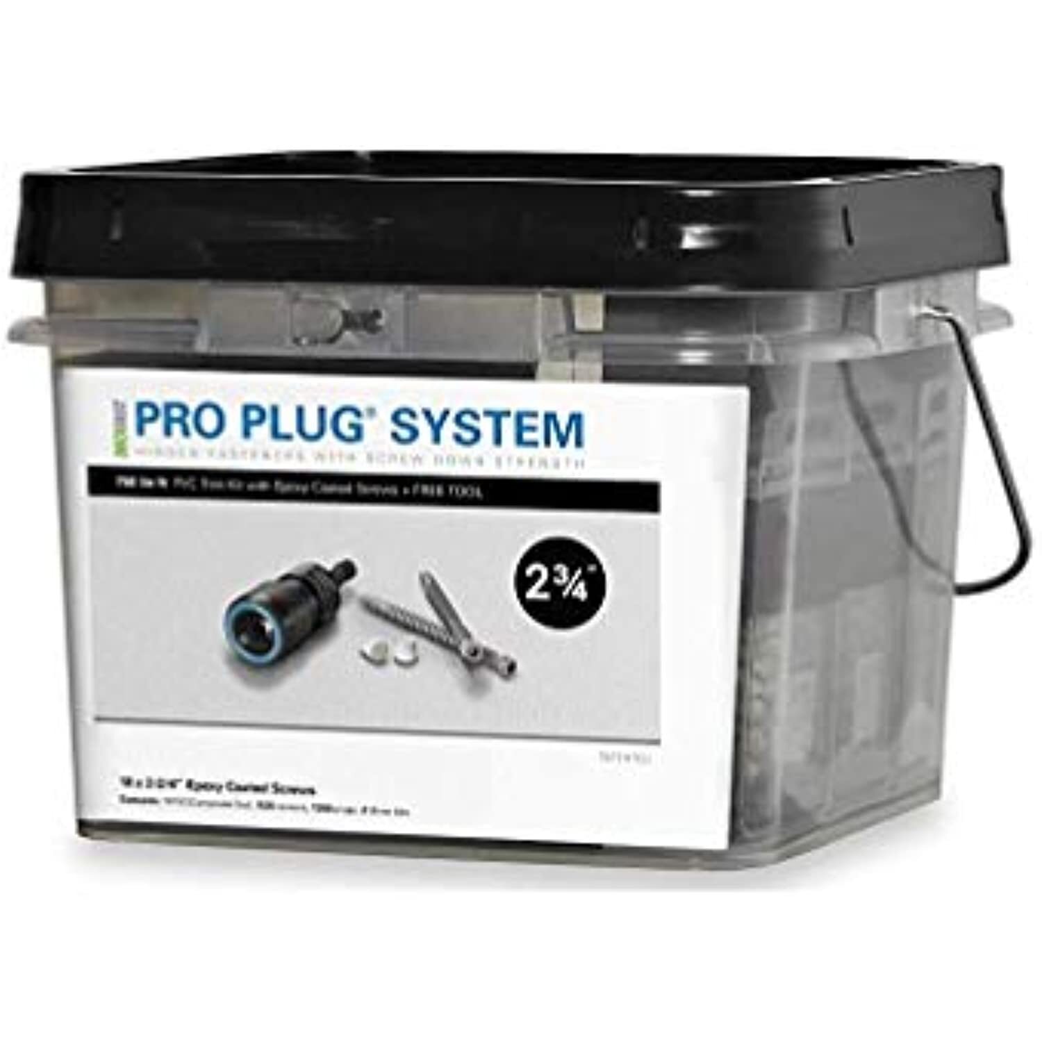 Pro Plug PVC Plugging System for AZEK Traditional Trim - Epoxy Steel - 1125 pcs gallery