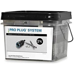 Pro Plug PVC Plugging System for AZEK Traditional Trim – Epoxy Steel – 1125 pcs