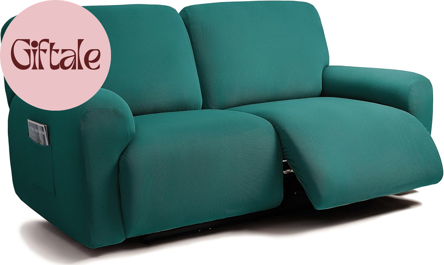 Jacquard Design Extra Wide 75" - 100", Reclining 2 Seater Sofa, Extra Wide 6-Pie gallery