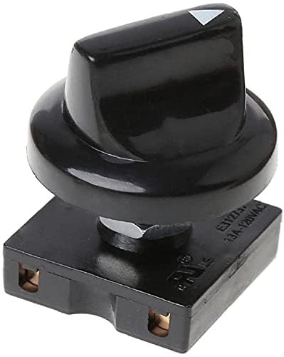 Black Fan Rotary Switch 4 Position 3 Speed Selector Switch Governor with Button gallery
