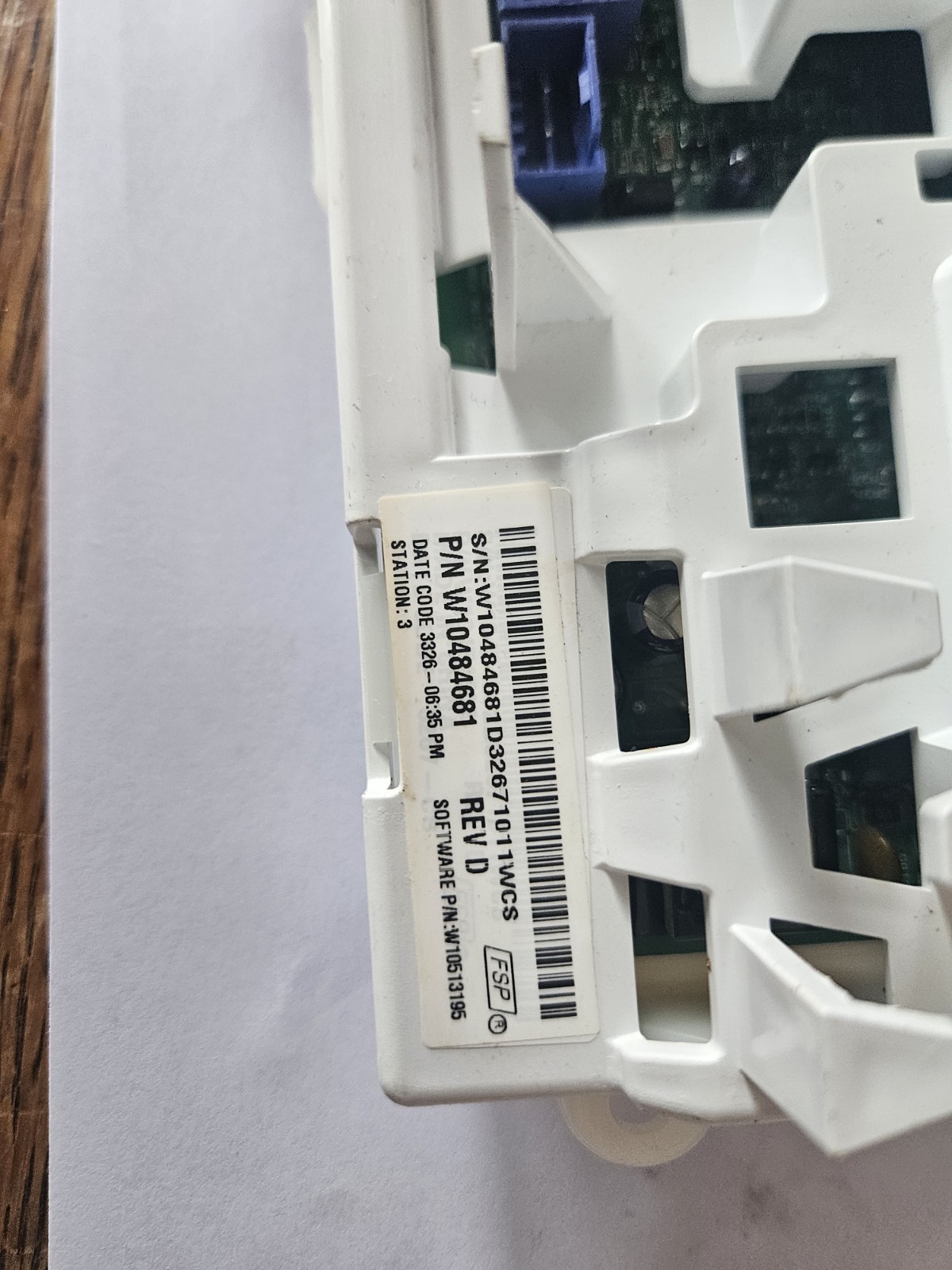Whirlpool W10484681 Electronic Control Board Tested And Working gallery