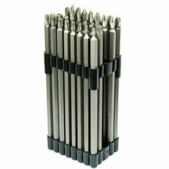 32PC Extra Long 6″ Security Bit Tamperproof Set Hex Torx Star Pozi Tri-Wing