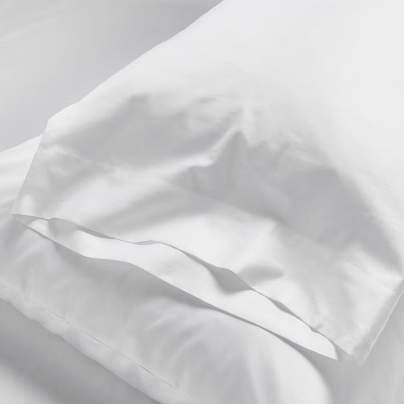 King 600 Thread Count Sateen Pillowcases White - Casaluna gallery