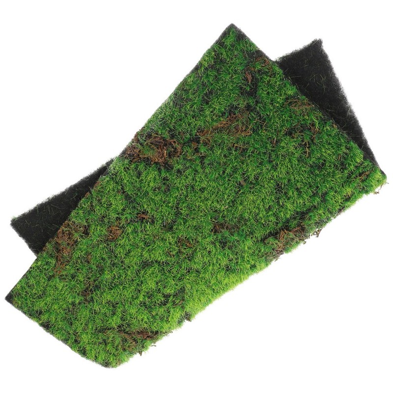Highly Realistic Green Artificial Moss Mat for Home Decor and Outdoor Use gallery